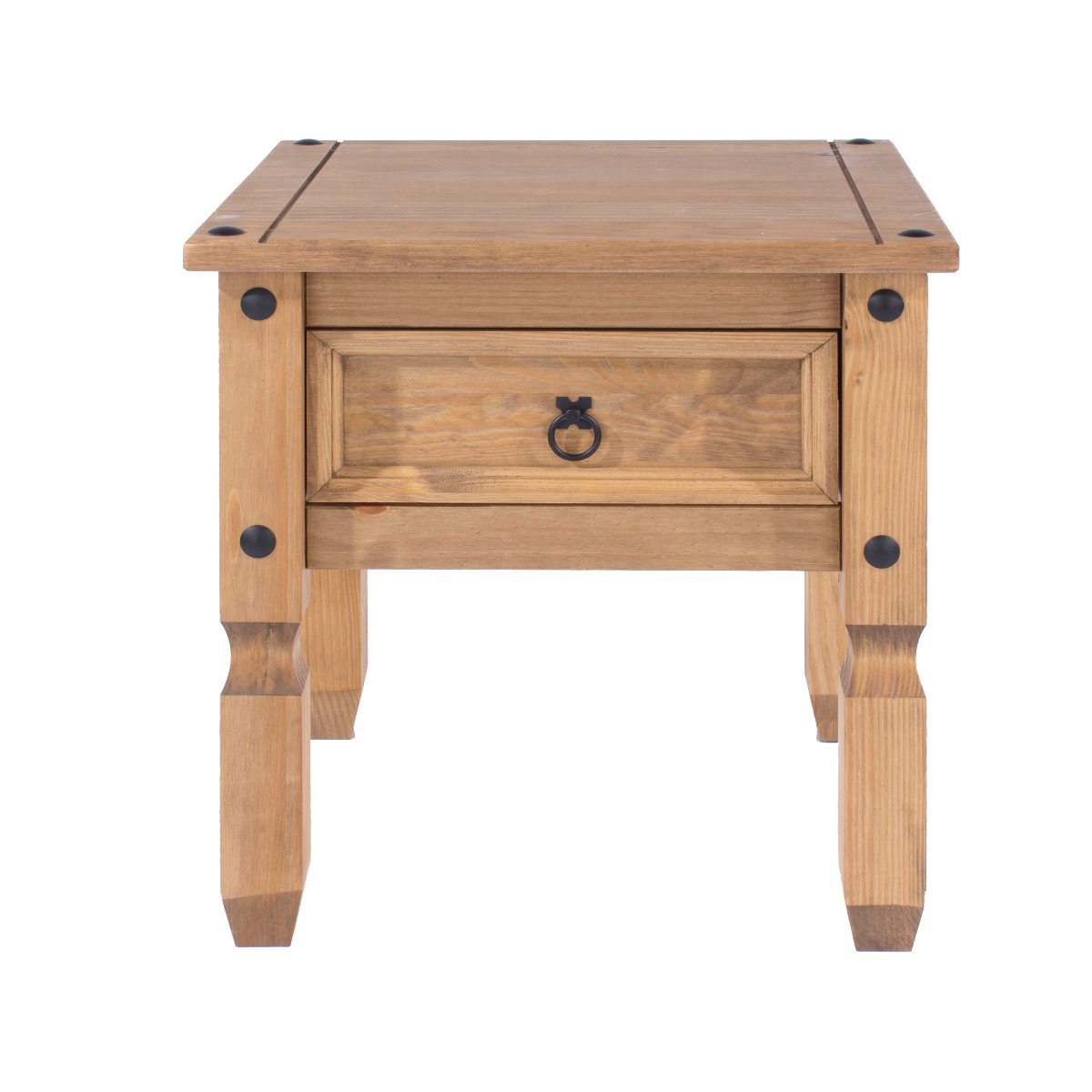 Farmhouse Solid Pine Wood Lamp Table Timber Furniture