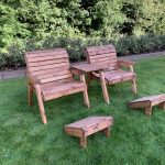 Grand Twin Straight with Footstools