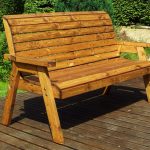 Solid Wood Three Seater Winchester Bench (Charles Taylor)