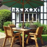 4 Seater Deluxe Square Table and Four Chairs Set