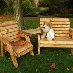 Kids Bench & Chair w/Angled Tray