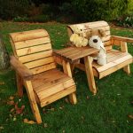 Kids Bench & Chair w/Straight Tray