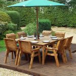 8 Seater Deluxe Square Table Set All Chairs (Charles Taylor)
