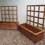 2pc LARGE KENSINGTON (Trellis) Trough Set