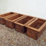 4pc Rectangular Planter Set MEDIUM