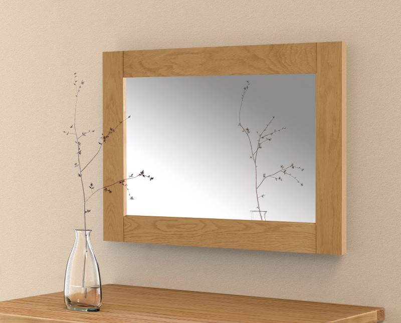 Astoria Wall Mirror placed on a wall