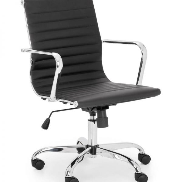 Gio Office Chair Black - Angle