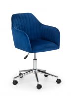Kahlo Blue Office Chair on a white background