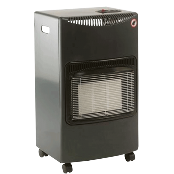 Gray Lifestyle Grey Seasons Warmth Portable Indoor Gas Heater on a white background