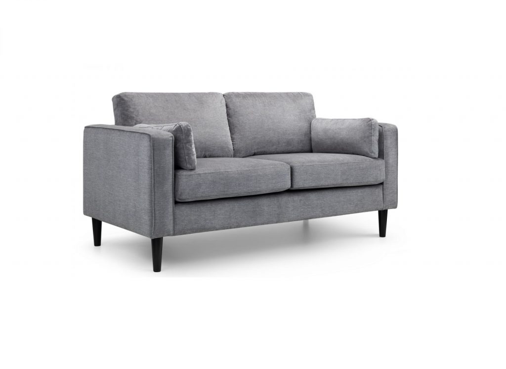 Hayward 2 Seater Sofa Grey Chenille fabric Timber Furniture