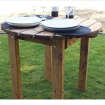 Circular BBQ Table